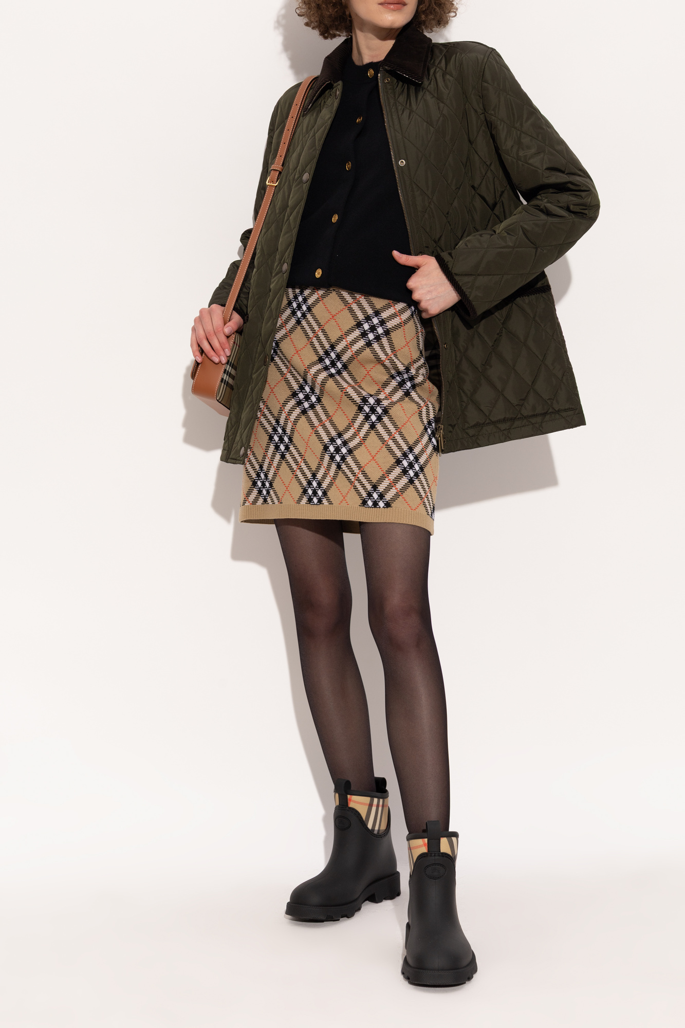 Black Marsh Stamp wellington boots Burberry - Vitkac Canada